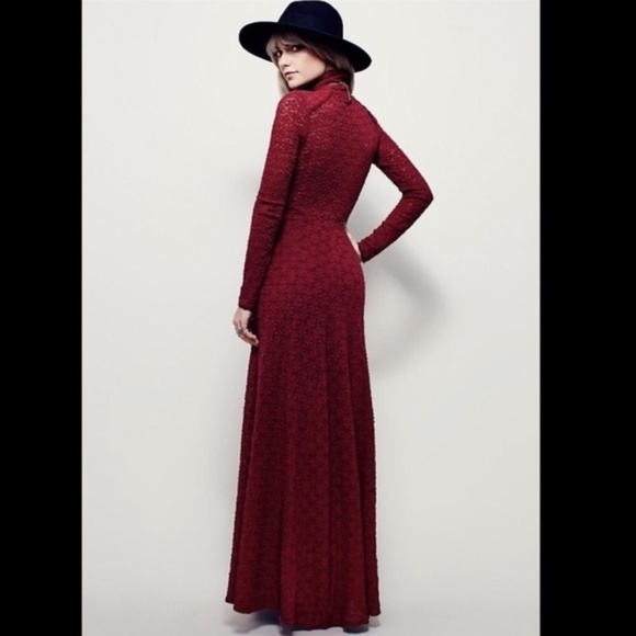 SOLD Free People White River Lace Maxi Dress - Picture 3 of 8